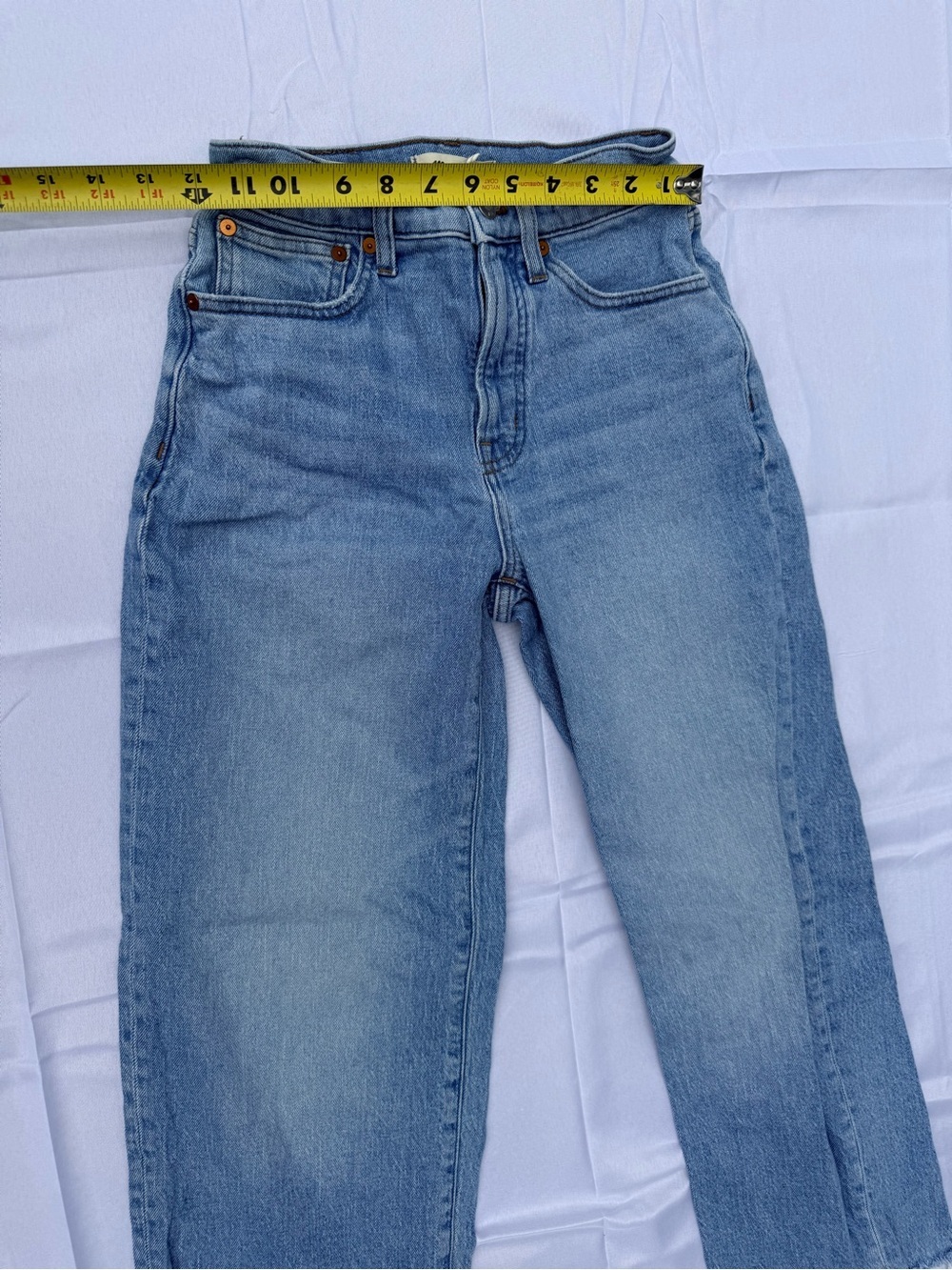 #41 Madewell Light Wash vintage wide-leg crop Jeans size(24) - Picture 6 of 6